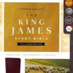 [Slightly Defected] KJV Study Bible Full Color Edition: Burgundy Bonded Leather (ISBN:9780718079796)