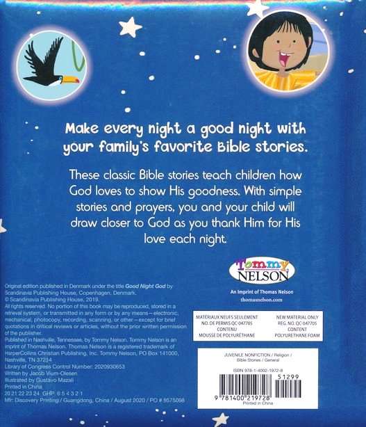 Dear God, Good Night: 2-Minute Bible Stories For Bedtime [24] (ISBN ...