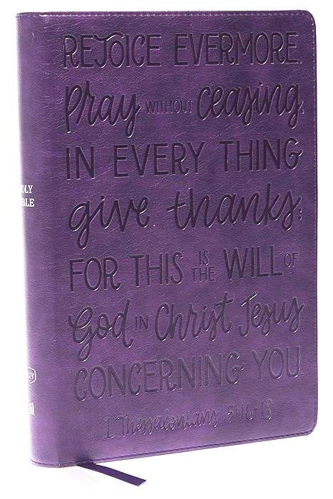 KJV Large Print Center-Column Reference Bible: Verse Art Cover ...