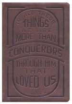 KJV Large Print Center-Column Reference Bible: Verse Art Collection-Dark Brown Rough-Cut Genuine Leather [24] (ISBN:9780785293255) - Image 2