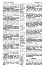 KJV Large Print Center-Column Reference Bible: Verse Art Collection-Dark Brown Rough-Cut Genuine Leather [24] (ISBN:9780785293255) - Image 6
