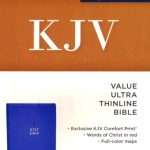 KJV Value Ultra Thinline Bible: Blue Leathersoft (ISBN:9781400338313) -25