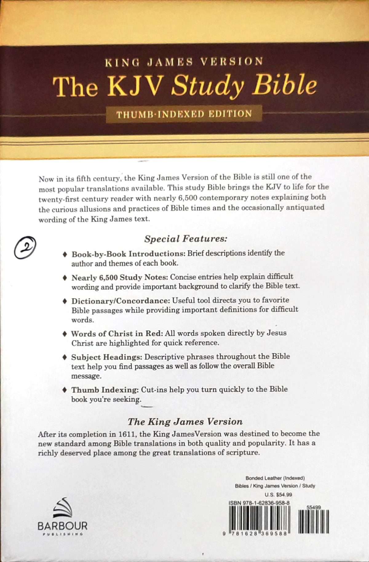 The KJV Study Bible: Thumb Indexed Edition - Burgundy Bonded Leather (ISBN:9781628369588) [24] - Image 12
