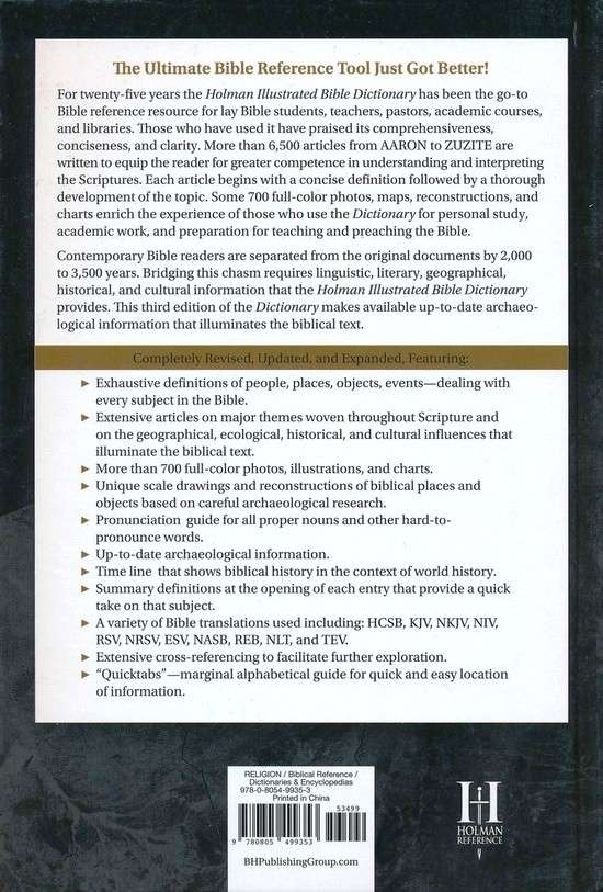 Holman Illustrated Bible Dictionary: Revised & Expanded
