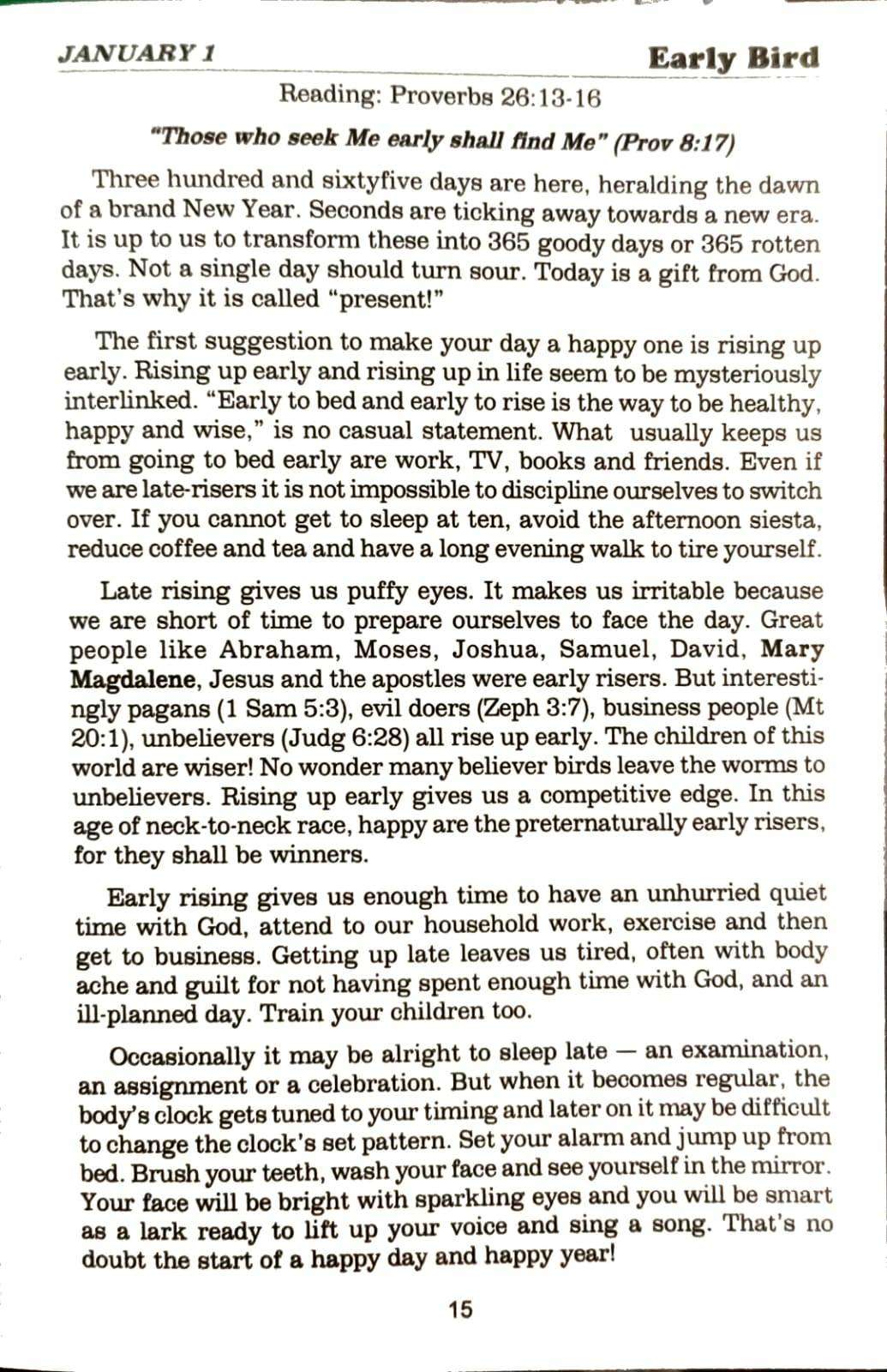 Daily Decoration Devotional R. Lilian Stanley