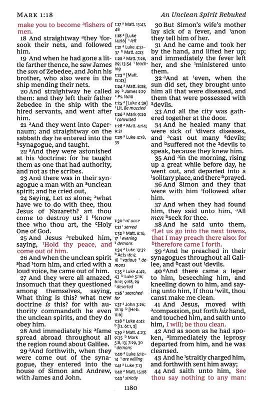 KJV Large Print Center-Column Reference Bible: Verse Art Cover ...