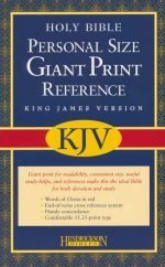 KJV Holy Bible Personal Size Giant Print Reference: Burgundy Bonded Leather (ISBN:9781598561036) (L)