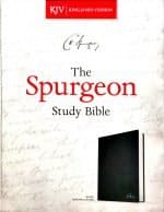 KJV Charles Spurgeon Study Bible: Black Leather (K)