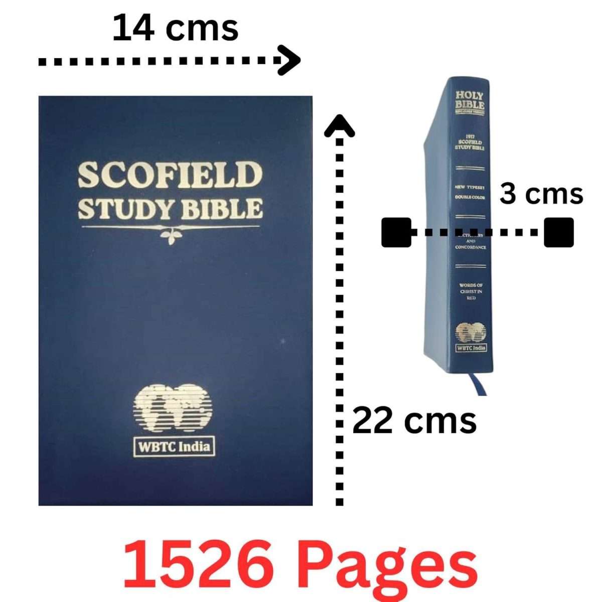 KJV Scofield Study Bible - WBTC Publish: Blue Rexine Cover Demi Size B1 - Image 4