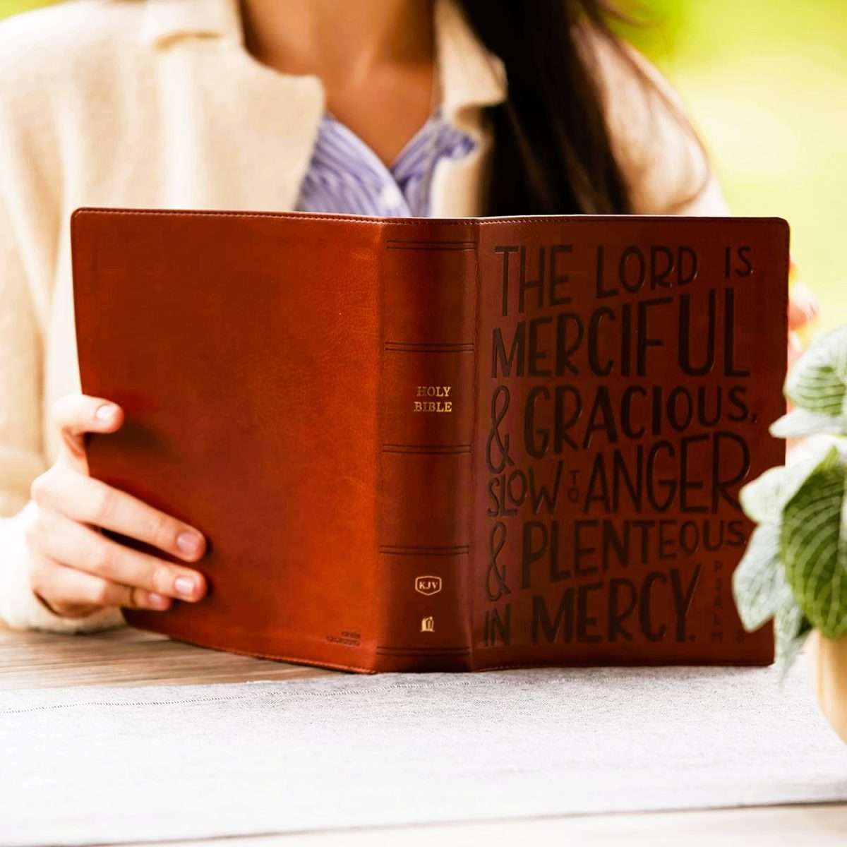 KJV Journal Reference Edition: Verse Art Cover Collection: Brown Leather Soft (ISBN:9780785292951) - Image 10