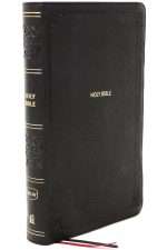 NKJV Personal Size Large Print Reference Bible: Black Leathersoft With Thumb Index (ISBN:9780785233671) (K) [24] - Image 2