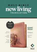 NLT Compact Giant Print Edition: Filament-Enable Edition: Rose Metallic Peony Leatherlike (ISBN:9781496460622) (S-6)