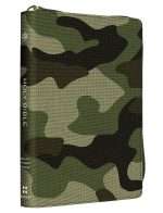 ESV Compact Bible: Canvas With Zipper Camo Design (ISBN:9781433575846)