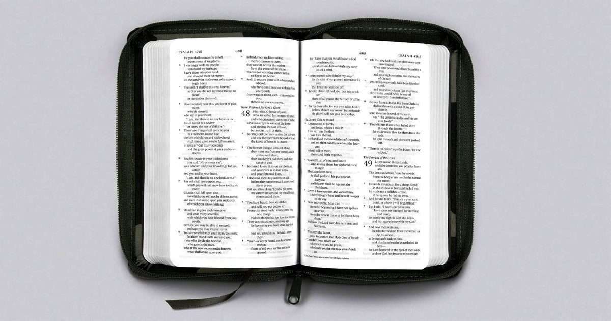 ESV Compact Bible: Canvas With Zipper Camo Design (ISBN:9781433575846) - Image 6