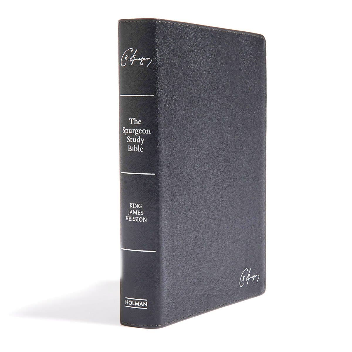 KJV Charles Spurgeon Study Bible: Black Leather (K) - Image 4