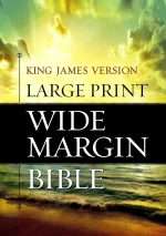 KJV Large Print Wide Margin Bible: Hardbound (ISBN:9781619700895)