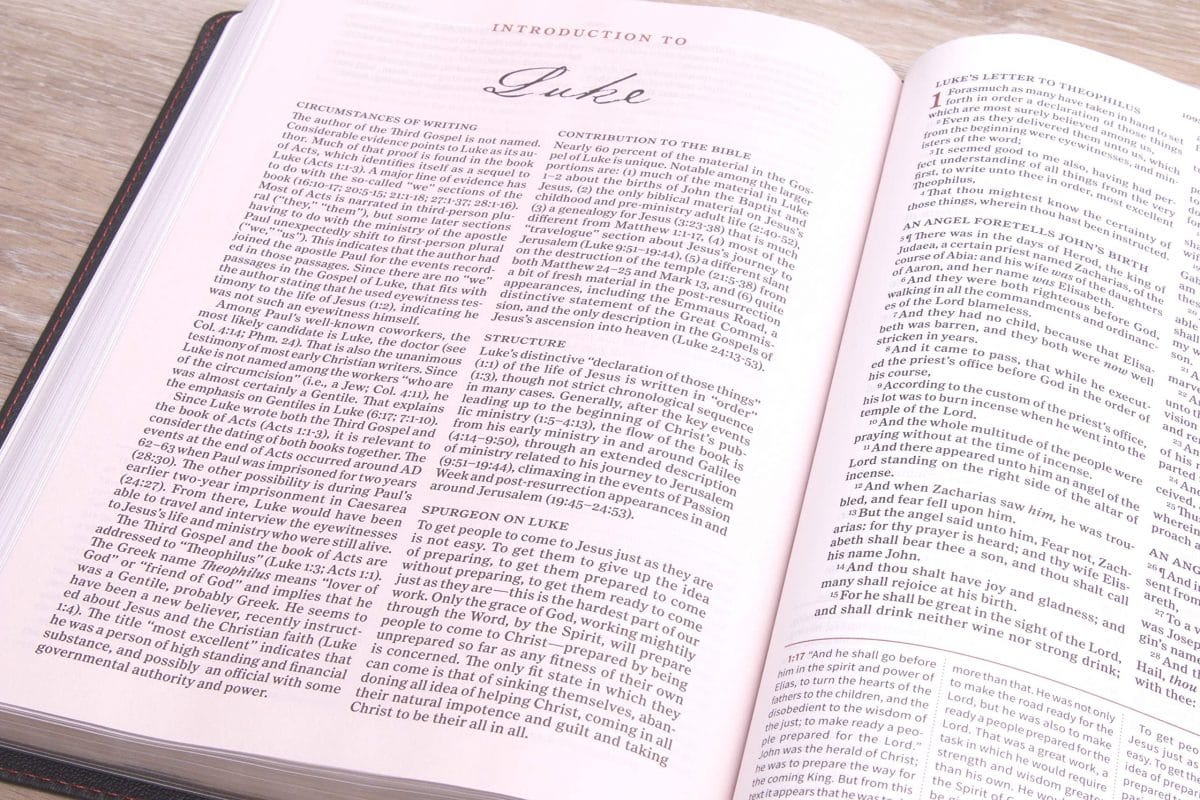KJV Charles Spurgeon Study Bible: Black Leather (K) - Image 18