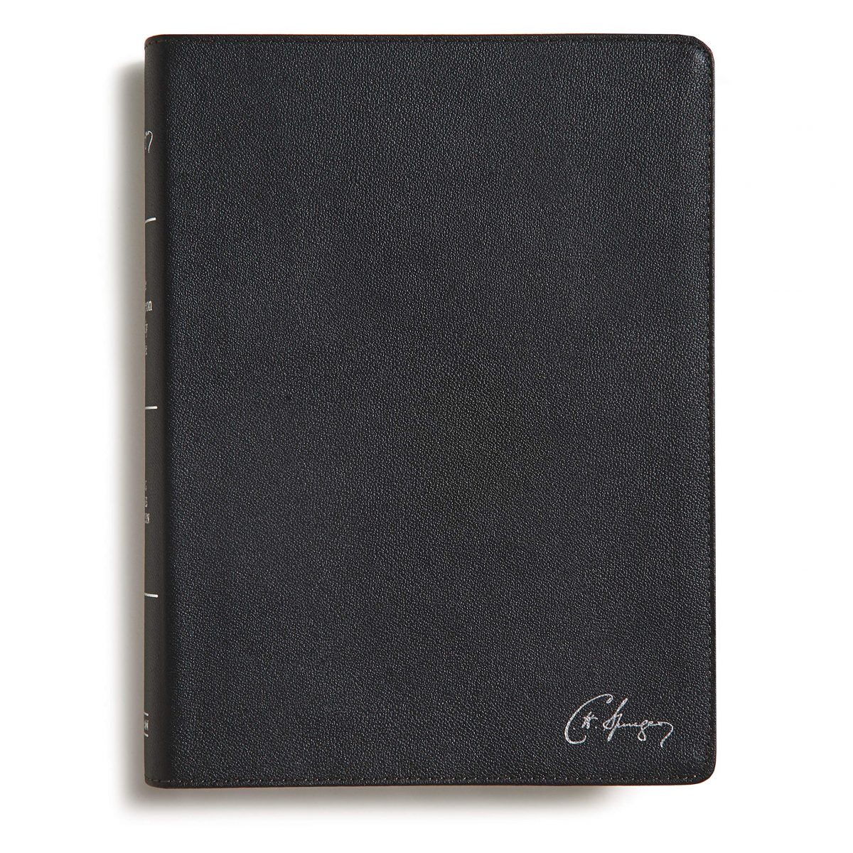 KJV Charles Spurgeon Study Bible: Black Leather (K) - Image 2