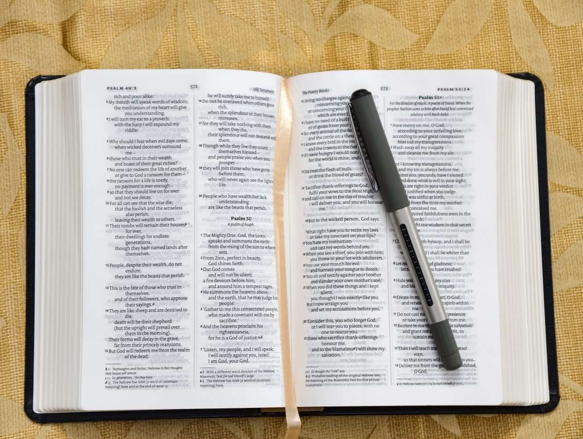 NIV Bible Compact Size Burgundy Open Type - BSI (ISBN:9788119796212) - Image 6