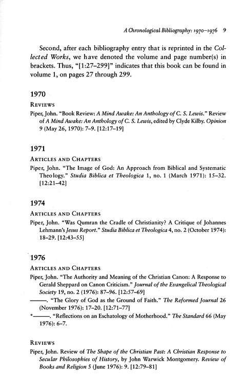 Used Copy The Collected Works of John Piper, 14 Volumes: By