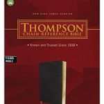 [Slightly Defected] NKJV Thompson Chain Reference Bible: Black Bonded Leather With Thumb Index (ISBN:9780310461968)