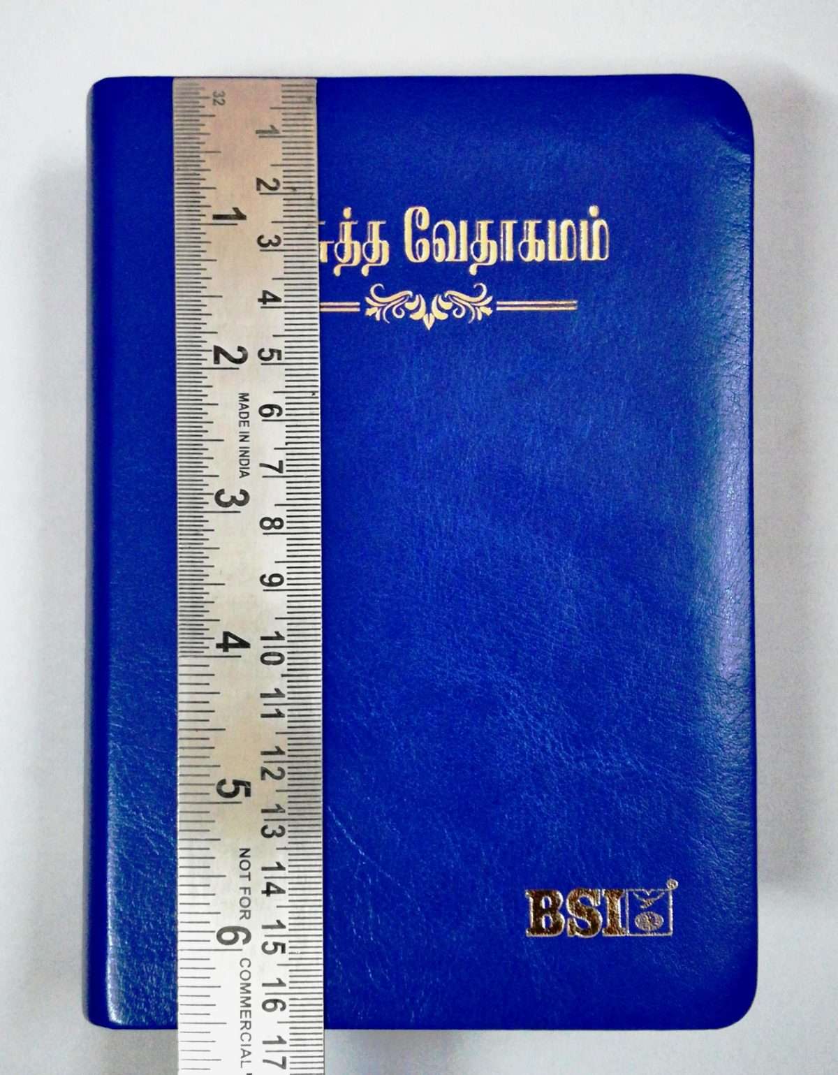 Tamil Bible Semi Compact Blue Open Type – With Thumb Index (ISBN:9788119095650) - Image 2