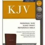 [Slightly Defected] KJV Personal Size Giant Print Reference Bible: Burgundy Bonded Leather With Thumb Index (ISBN:9780785215554)