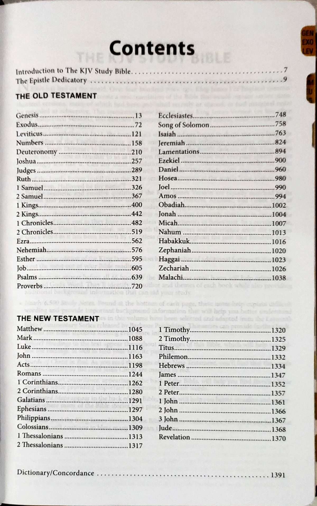 The KJV Study Bible: Thumb Indexed Edition - Burgundy Bonded Leather (ISBN:9781628369588) [24] - Image 3