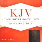 KJV Large Print Personal Size Reference Bible: Holman Publish (Black Bonded Leather) ISBN: 9781433601002 (K)