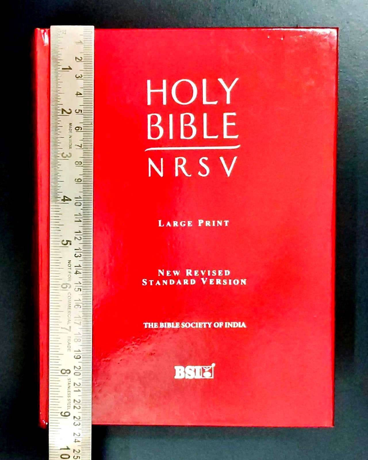 NRSV Bible Large Print - The New Revised Standard Version: Hardbound ...