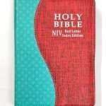 NIV Compact Bible - Red Letter Edition: Blue/Red Color Zip Type With Thumb Index