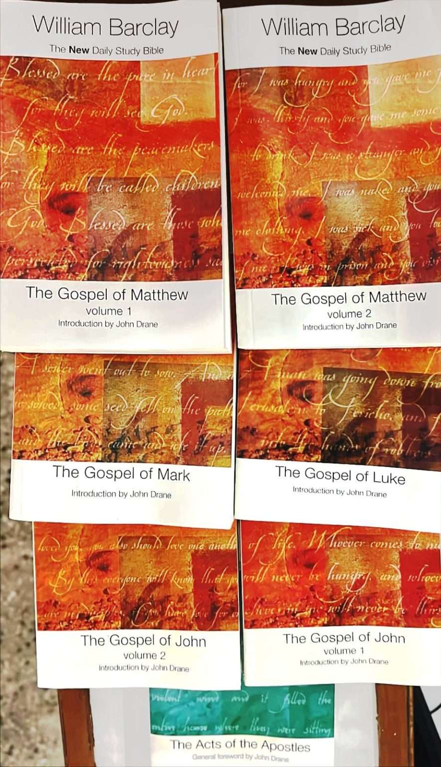 William Barclay-The New Daily Study Bible (New Testament - 17 Volume ...