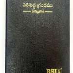 OV 57 Telugu Korean Bible: Black Open Type - Without Thumb Index (ISBN:9788119796694)
