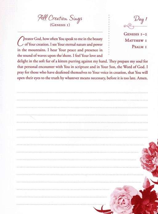 Pray Through The Bible in a Year Journal: A Daily Devotional & Reading ...