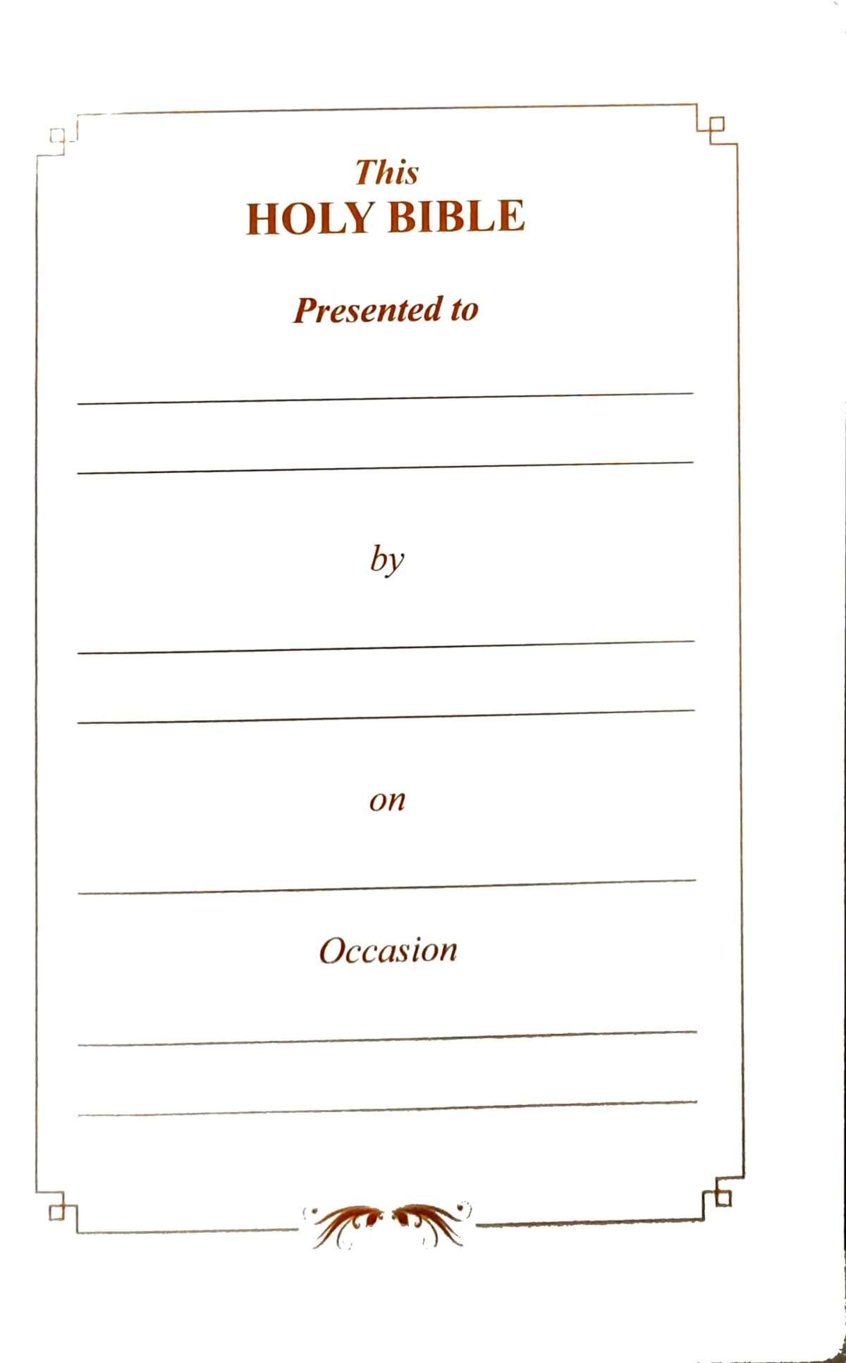 OV 27 Korean Tamil Bible: White Open Type Thumb Index (NO) (ISBN-9788122121568) - Image 6